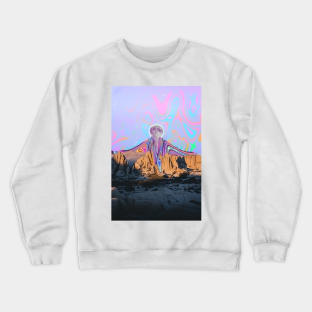 Melting Thoughts Crewneck Sweatshirt by Cajuca